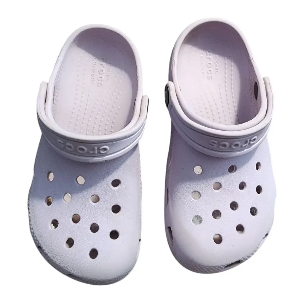 Crocs Classic Light Purple Slip On Clogs Sandals Youth C11